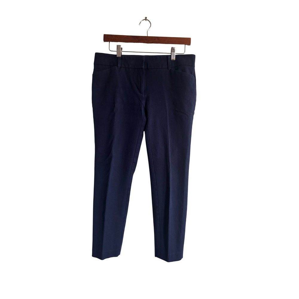 New York & Company Stretch Navy Blue Dress Pants Womens Size 8 Slim Trousers‎